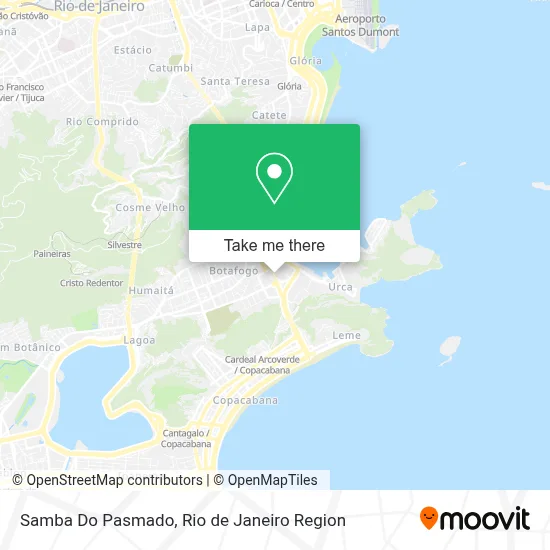 Samba Do Pasmado map