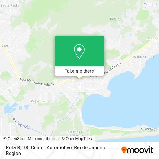 Rota Rj106 Centro Automotivo map