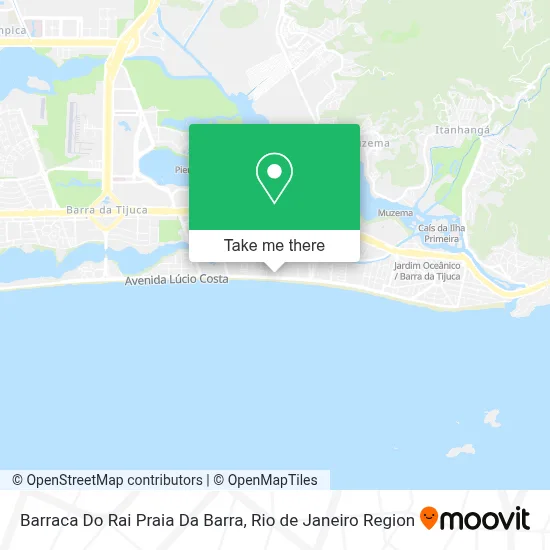 Barraca Do Rai Praia Da Barra map