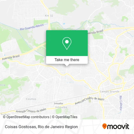 Coisas Gostosas map