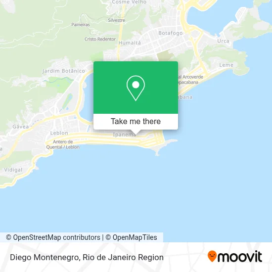 Diego Montenegro map