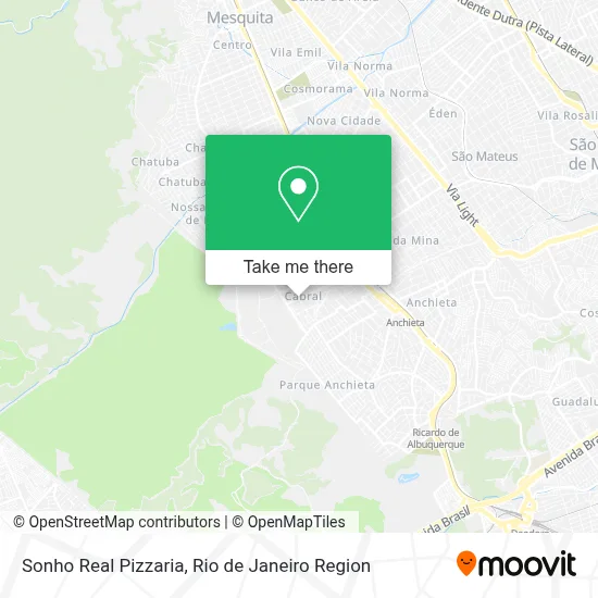 Sonho Real Pizzaria map