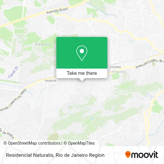 Residencial Naturalis map
