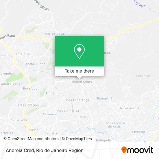 Andréia Cred map