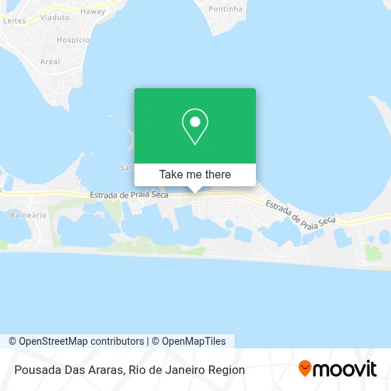 Pousada Das Araras map