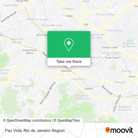 Paz Vida map