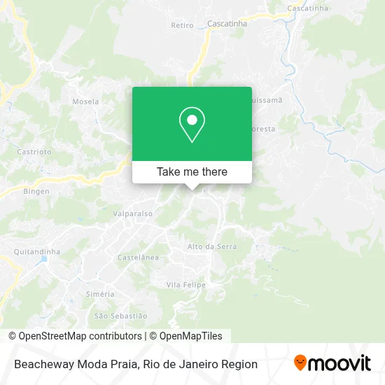 Beacheway Moda Praia map