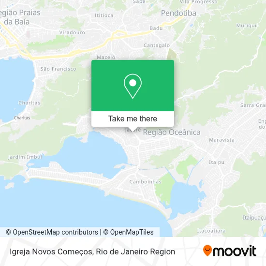 Igreja Novos Começos map