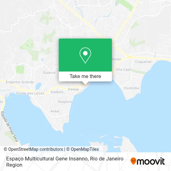 Espaço Multicultural Gene Insanno map
