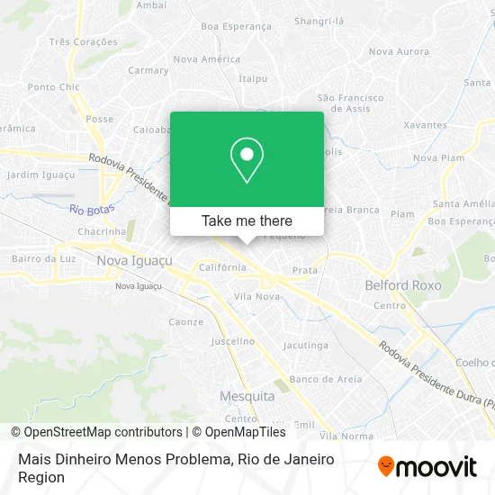 Mais Dinheiro Menos Problema map