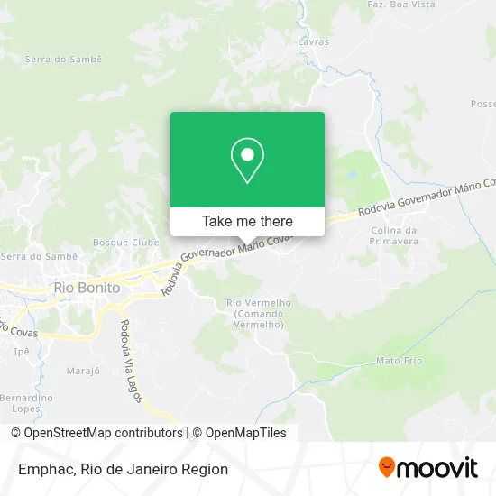 Emphac map