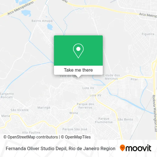 Fernanda Oliver Studio Depil map