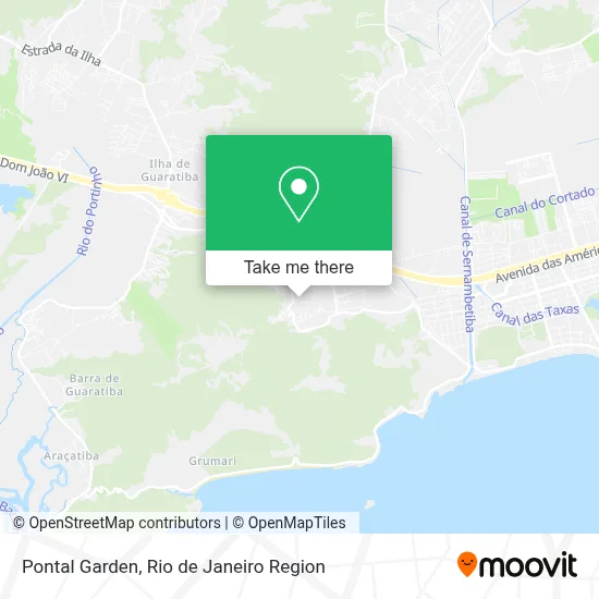 Pontal Garden map