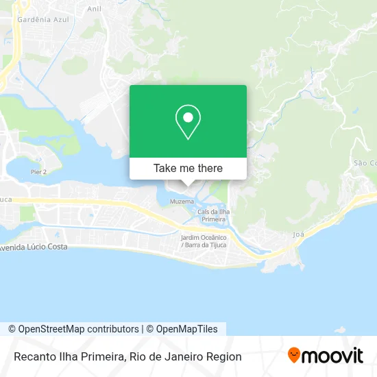 Recanto Ilha Primeira map