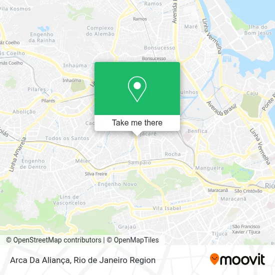 Arca Da Aliança map