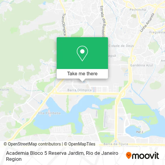 Academia Bloco 5 Reserva Jardim map