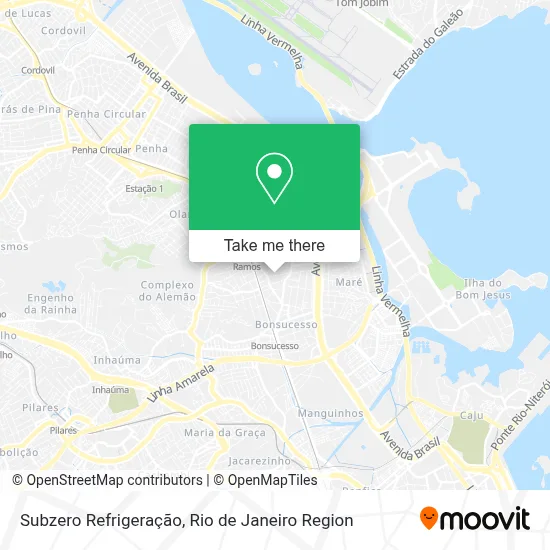 Subzero Refrigeração map