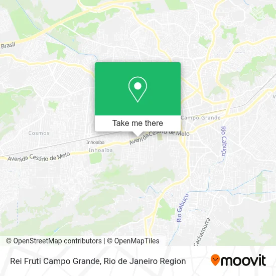 Rei Fruti Campo Grande map