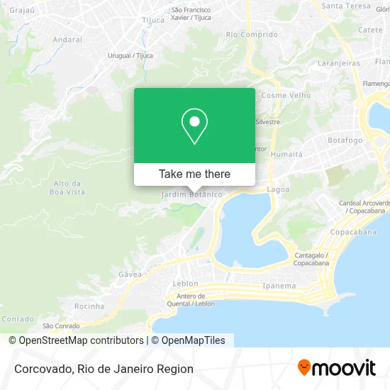 Corcovado map