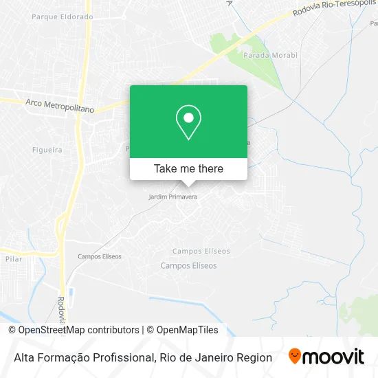 Alta Formação Profissional map
