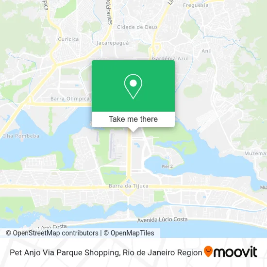 Pet Anjo Via Parque Shopping map