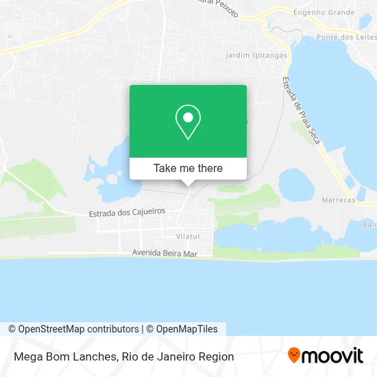 Mega Bom Lanches map