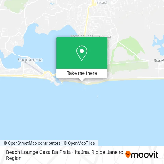 Beach Lounge Casa Da Praia - Itaúna map