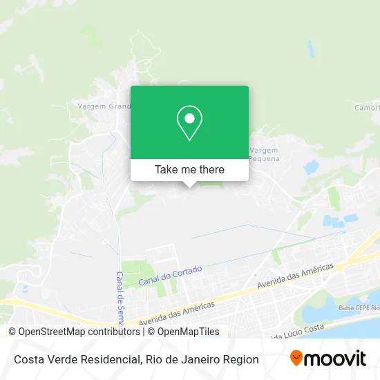 Costa Verde Residencial map
