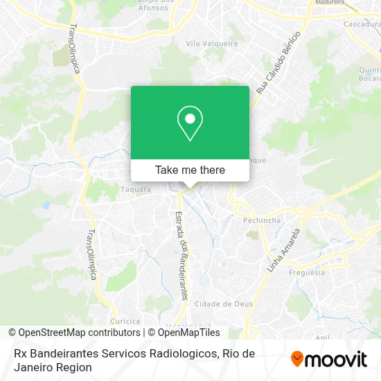 Rx Bandeirantes Servicos Radiologicos map