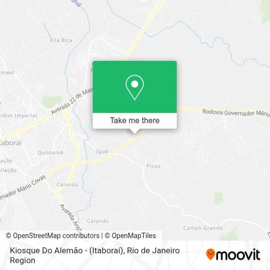 Kiosque Do Alemão - (Itaboraí) map