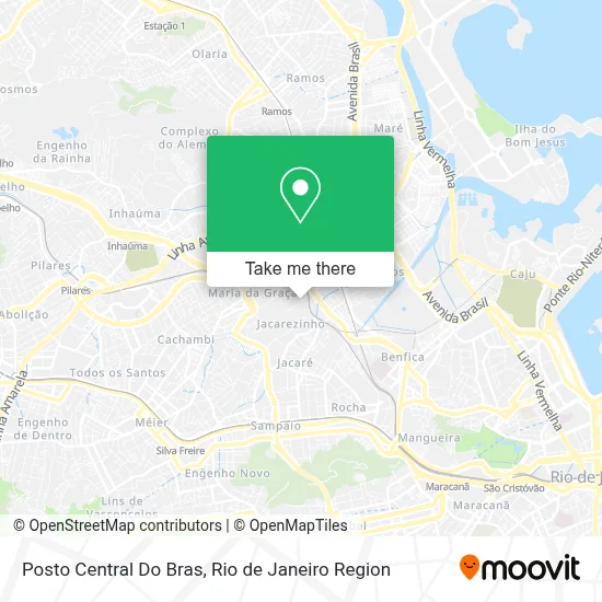 Posto Central Do Bras map