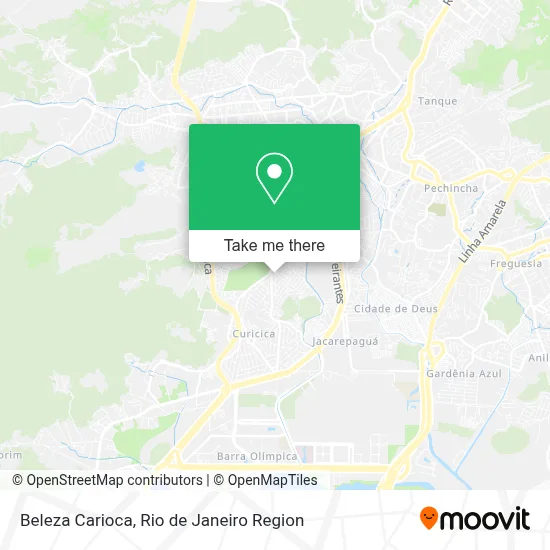 Beleza Carioca map