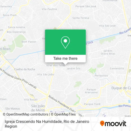 Igreja Crescendo Na Humildade map