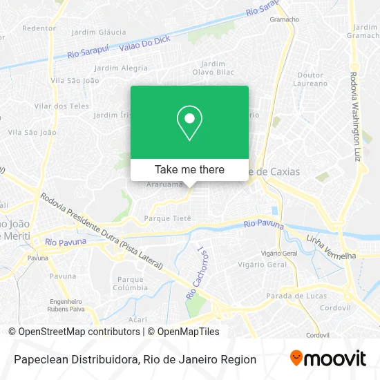 Papeclean Distribuidora map