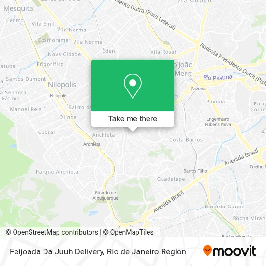 Feijoada Da Juuh Delivery map