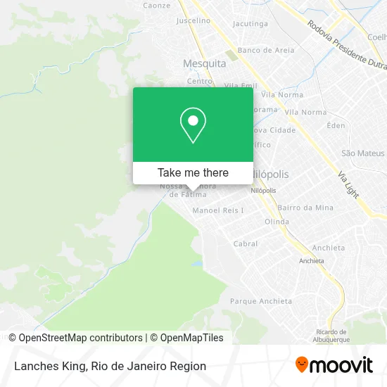 Lanches King map