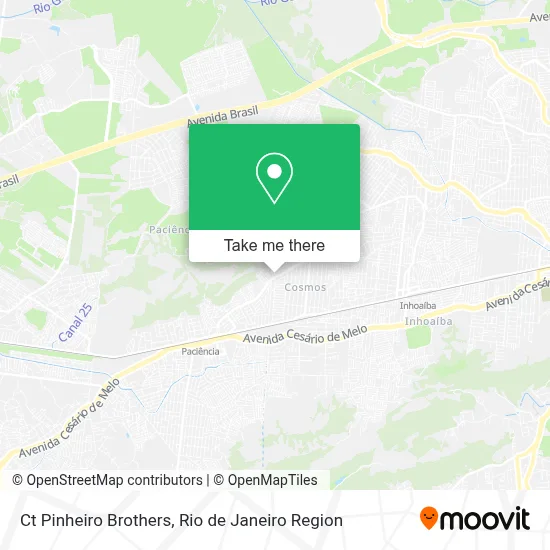 Ct Pinheiro Brothers map