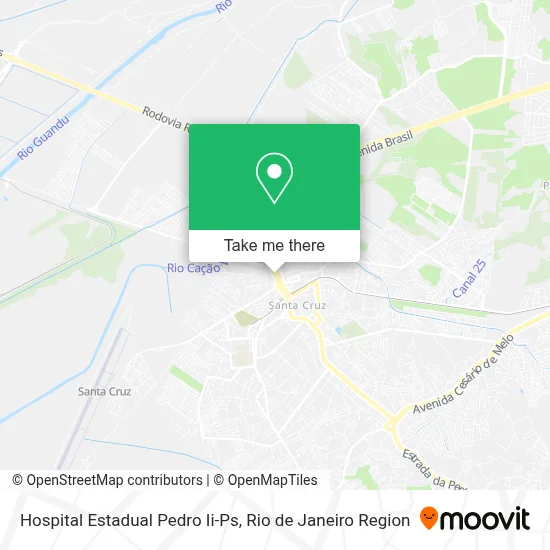 Hospital Estadual Pedro Ii-Ps map