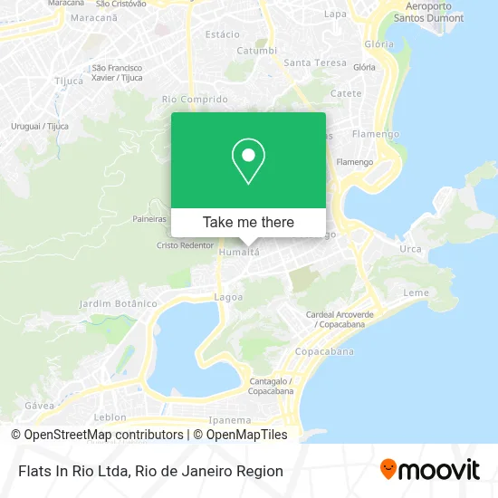 Flats In Rio Ltda map