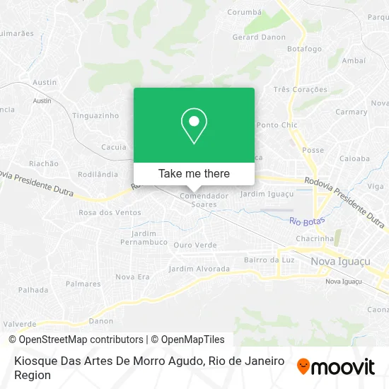 Kiosque Das Artes De Morro Agudo map