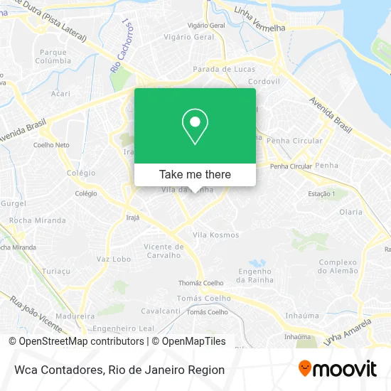 Wca Contadores map