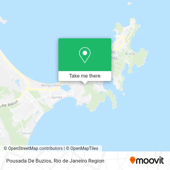 Pousada De Buzios map