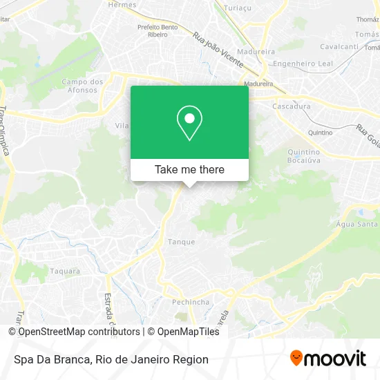 Spa Da Branca map