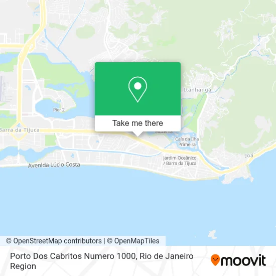Porto Dos Cabritos Numero 1000 map