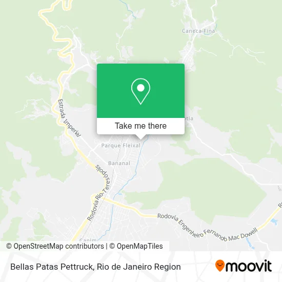 Bellas Patas Pettruck map