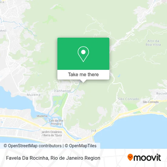 Favela Da Rocinha map