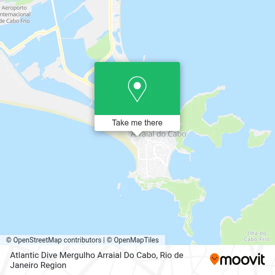 Atlantic Dive Mergulho Arraial Do Cabo map