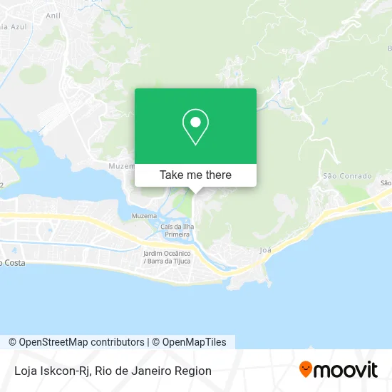 Loja Iskcon-Rj map