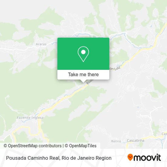 Pousada Caminho Real map