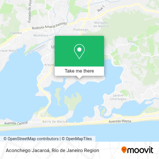 Aconchego Jacaroá map